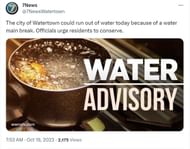 A news report from the city (Image via Twitter/ @7NewsWatertown)